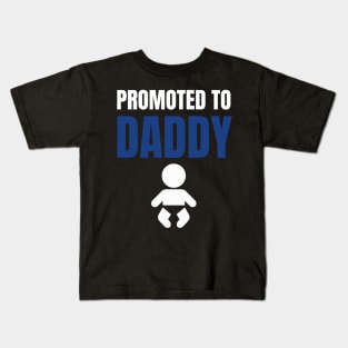 Mens Men's Promoted To DaddyNew Dad Gift Kids T-Shirt